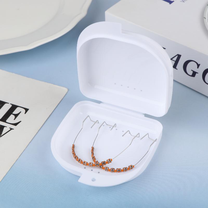 1 Paar Dentalzubehör Orthodontische Ligatur-Gummis Mit Box Bunte Zahnspangen-Dekoration Zahnmedizin Falsche Brackets Temporär