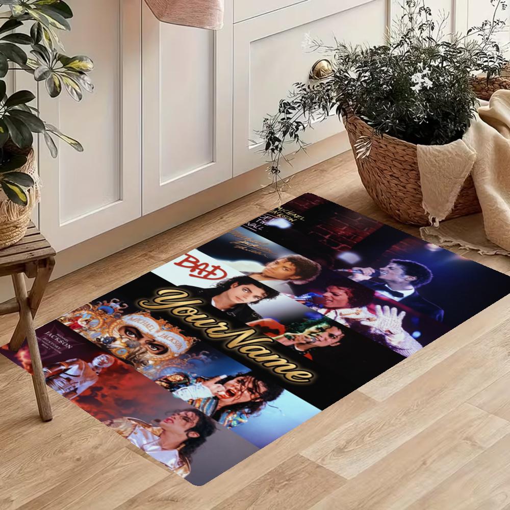 Michael Jackson Customize Your Name Kitchen Rug Runner Rug Laundry Mat Hallway Entryway The Best Gift Choice