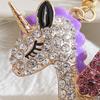 Bling Strass Fliegendes Pferd Schlüsselanhänger Auto Schlüsselring Halter Dekor Zubehör Rucksack Handtasche Tasche Anhänger Geschenke für Frauen Freunde Mutter Freundin