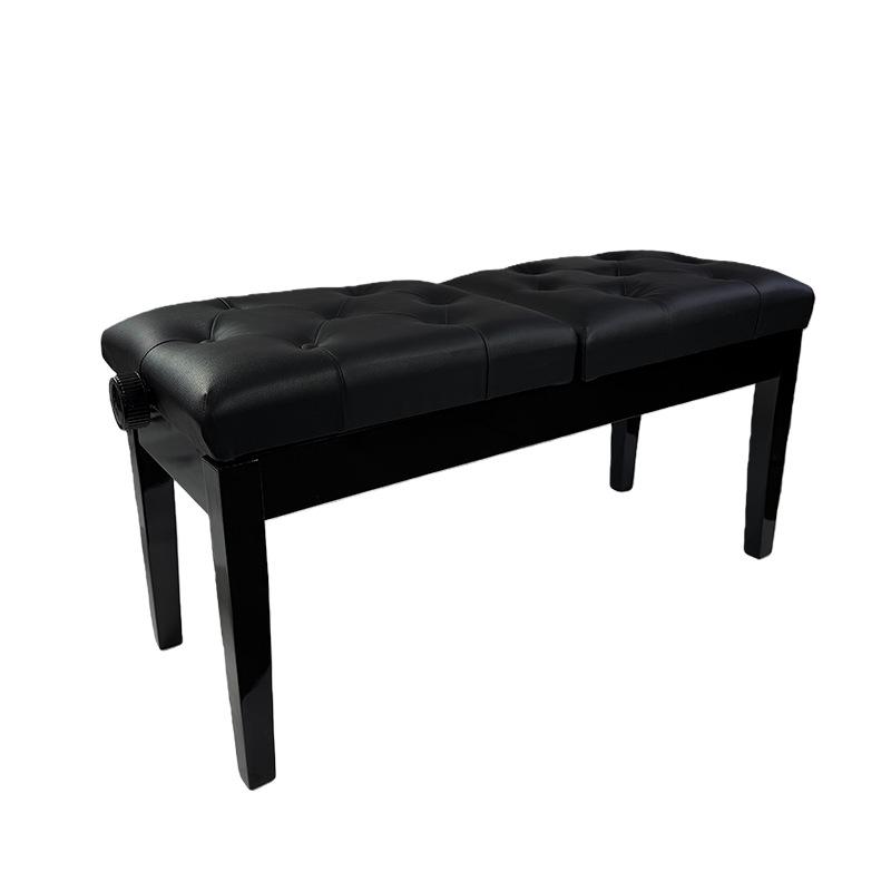 Klavierbank für zwei Personen mit unabhängiger Höhenverstellung und Lackierung