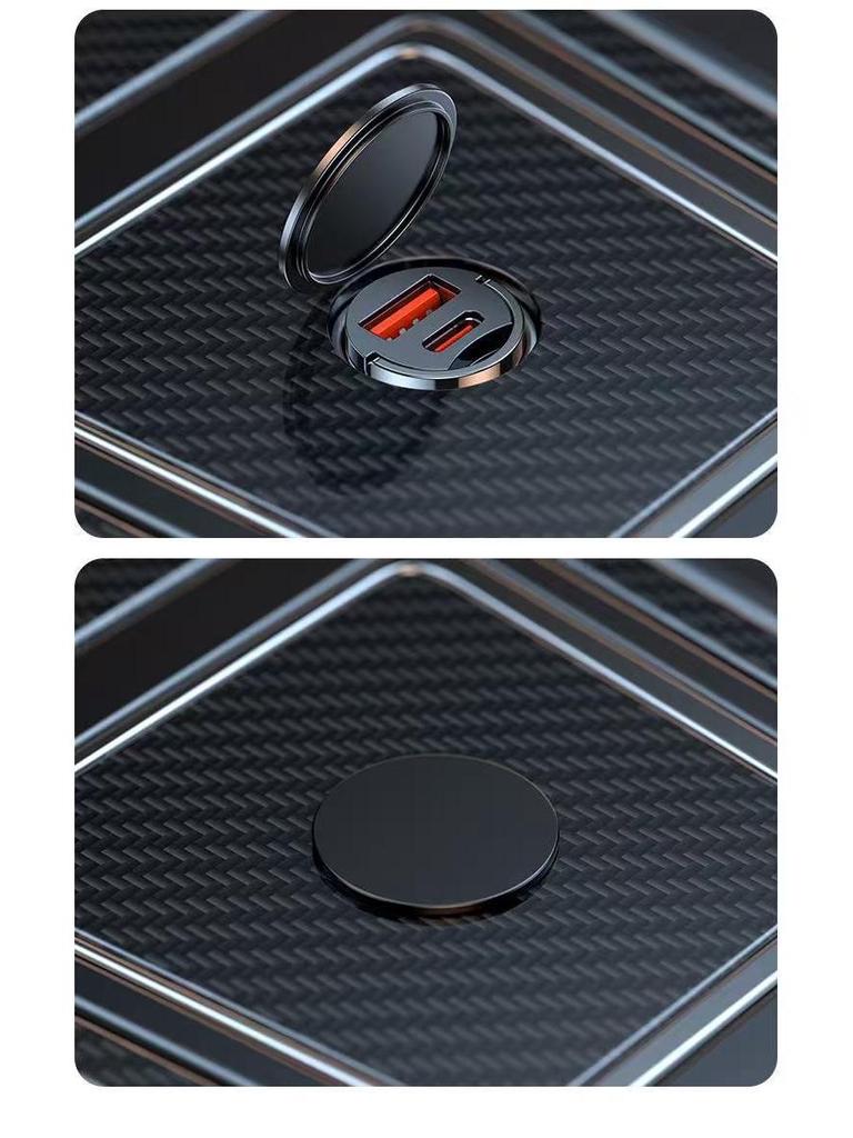 Cross-Border Spot USB Car Charger: Super Fast Multi-Function Phone Charging Plug