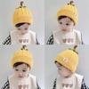 Pumpkin Cartoon Knit Baby Hat - Warm & Windproof for Boys & Girls