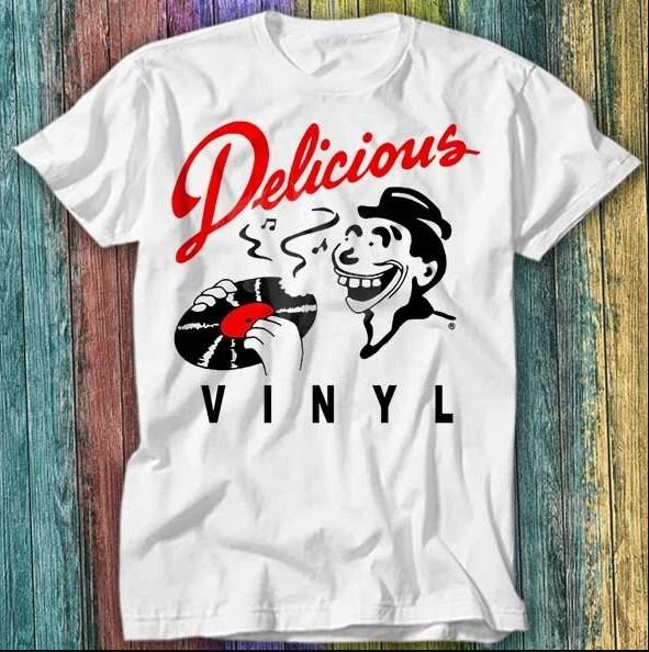 Delicious Vinly Music Record Label Rap Hip Hop T-shirt size S-5XL XXL