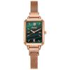 1PC Retro Temperament Women's Watch, Watch Women, Small Square Watch Women's Watch Small Green