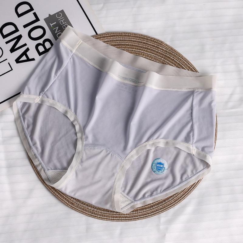 Ladies Spring and Summer Ultra Thin Lovely 10A Bacteriostatic Breathable Ice Silk Quick Drying Underwear