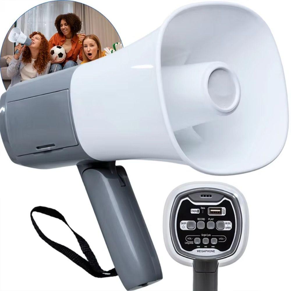 Verstellbares tragbares Megafon Faltbarer Griff Bullhorn Lautsprecher Fans