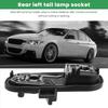 For Nissan Qashqai 2008-2015 Left Rear Tail Light Bulb Holder Tail Light Brake Light Stop Lamp Bulb Hole Bulb Socket