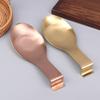Fish Shape Spoon Rest Thickened Stainless Steel Tableware Spoon Shelf Buffet Clip Tray Hotel Restaurant Kitchen Utensil Holder