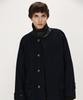 Shirter Fm Felt Balmacaan Coat (Navy)