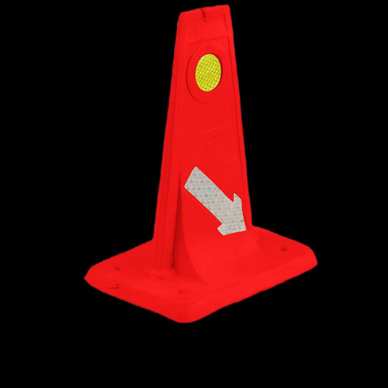 DAXTE Reflective PVC Road Divider Sign