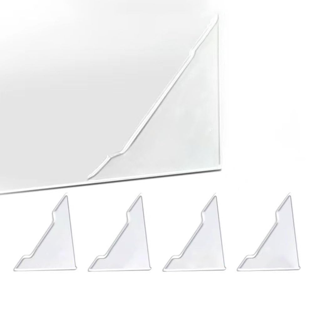 

WANDEHO Car Door Guard, Car Door Guard, Car Door Protector, Set of 4, Transparent,