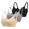 Women Front Buckle Adjustable Shoulder Strip Nursing Bra Comfortable Large Size Breast-feeding Bra