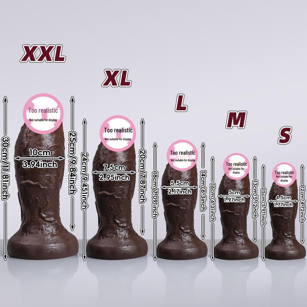 Silikon-Dildo Ohne Ei-Design - Weiches Fleisch Erwachsenenspielzeug für Frauen