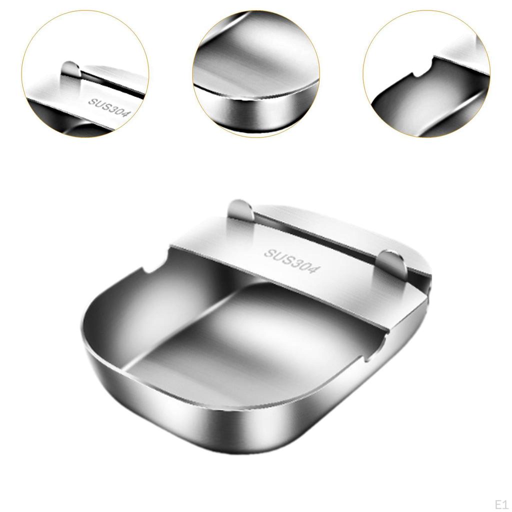 Stainless Steel Spoon Rest Utensil Cooking Stable Holder Spatulas for Restaurant