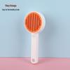Plastic Fine-Toothed Pet Flea Comb with Steel Needles for Dogs and Cats
