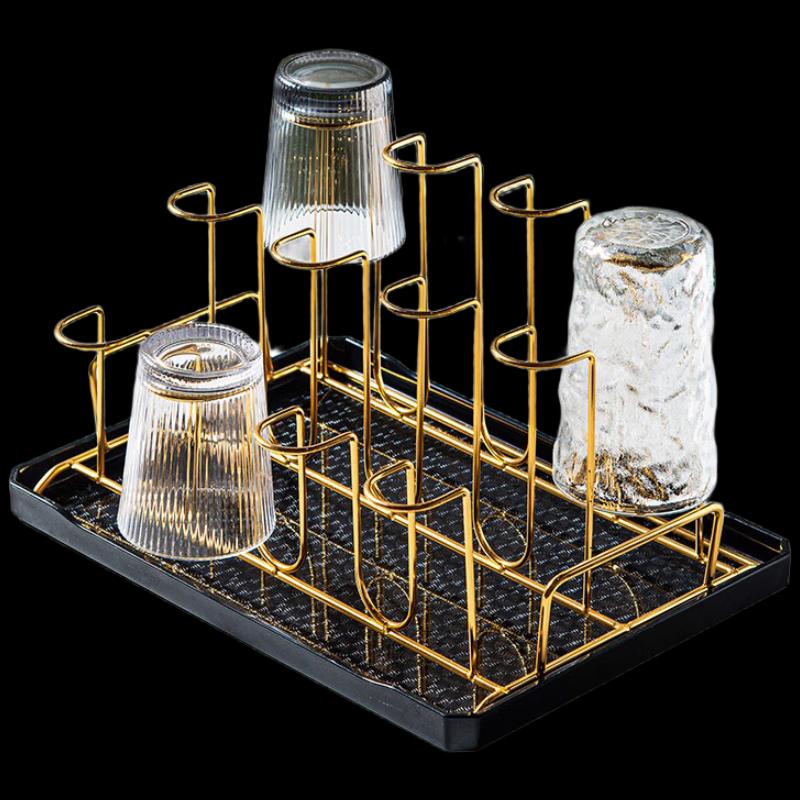 Morona glassholder i rustfritt stål for tørking av kopper