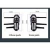 Knee Pads Motorcycle - 4Pcs Adults Stainless Steels Motorcycle ATV Motocross Elbow Knee Shin Guards Protector Motocross Racing/Adult Knee