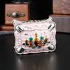 Small Castle Square Jewelry Box Creative European Metal Flip Anti-Oxidation Storage Ring Earrings Necklace Jewelry