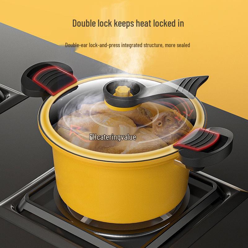 New Multifunctional Little Yellow Duck Non-Stick Micro Pressure Cooker Stew Pot