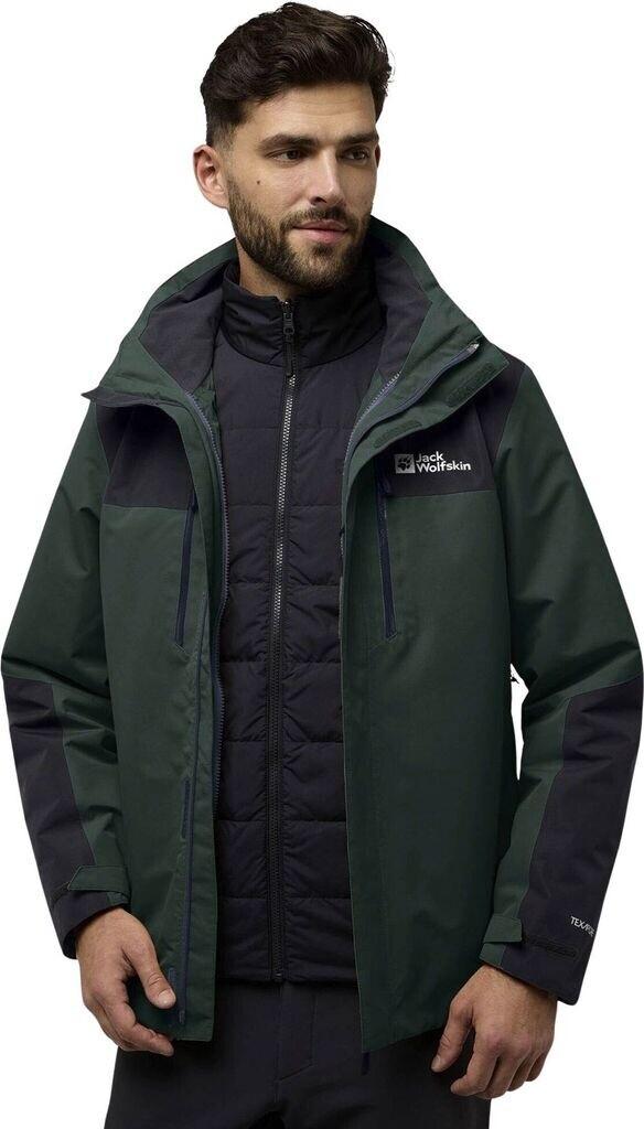 Куртка Jack Wolfskin Jasper 3IN1 Jacket M (A61858) черная олива