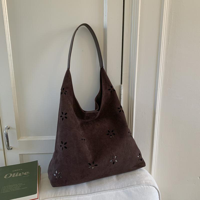 

Замшевая сумка женская большой вместимости новая осенне-зимняя универсальная на одно плечо сумка-мама и ребенок сумка-тоут для поездок на работу