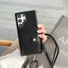 Leder Umhängetasche für Handy für Samsung Galaxy S23 FE S24 Ultra S22 S21 Plus A55 A15 A25 A35 A14 A24 A34 A54 Geldbörse Kartenhalter
