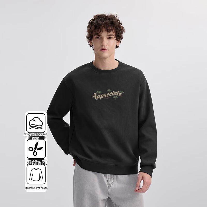 

FivePlus Men s Round Neck Loose Fit Sweatshirt L