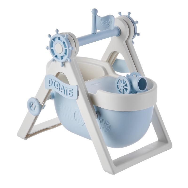 Creative cartoon desktop pirate ship pen holder book stand cute girl student decoration ornament multifunctional storage box