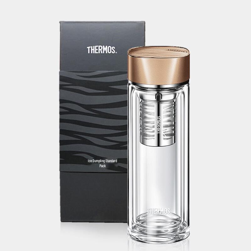 Thermos TCGB Double-Layer Glass Tea Infuser Cup