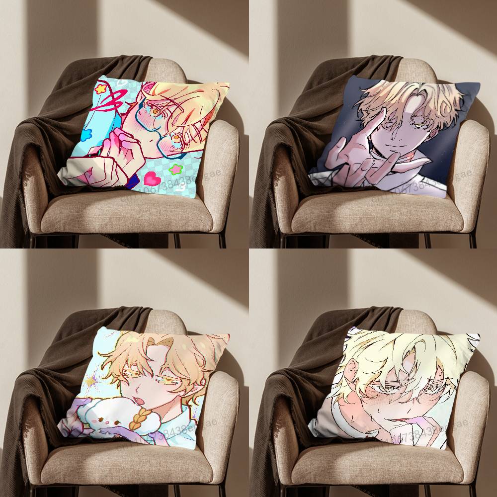 Cute L-Luka A-Alien S-Stage Throw Pillow Case For 45x45cm,55x55cm,30x30cm For Home Bedroom Decoration And Protector