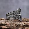 Viking Style Octagram Knot Ring Unique Fashion Jewelry Accessory