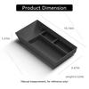 For Tesla Model Y 2025+ Juniper Center Console Lower Storage Box Car Tray Organizer Accessories Tidying Black