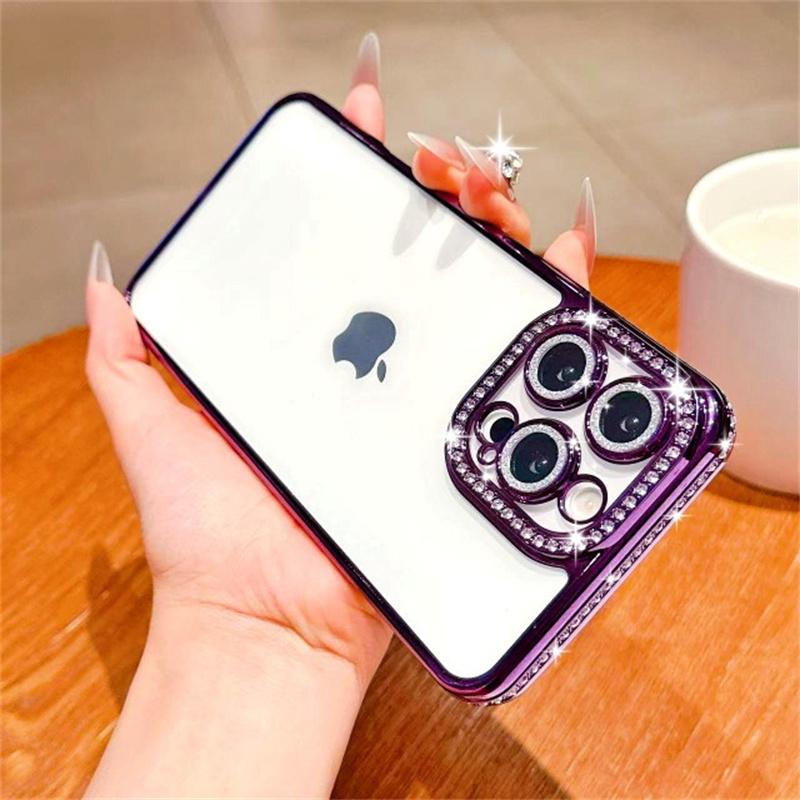 Glitzer Diamant Hülle für iPhone 16 15 Pro Max 14 Plus 13 12 Hülle Samsung Galaxy S25 Edge S23 Ultra S24 FE A56 A36 A26 A16 A55 A35 A25 A15 A54 A34 A14