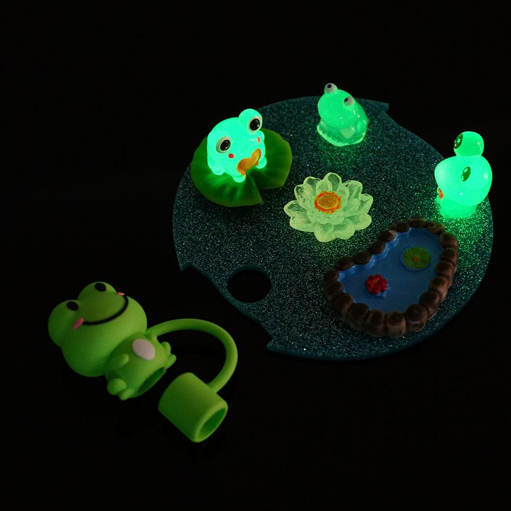 For Ice Bully Cup 30/40oz Frog Pond Brand Water Cup Accessories Compatible With For Stanley Cup Lid Frog Straw Cap Glow At Night