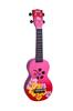 MAHALO UKULELE Designer Series Hibiscus Soprano MD1 HB Red Burst