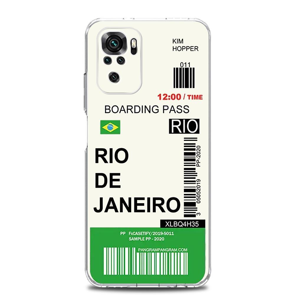 Phone Case For Xiaomi Redmi Note 15 14 13 12 4G 10 11 Pro Plus 5G 14C 13C 12C 10C World City Travel Ticket New York Label
