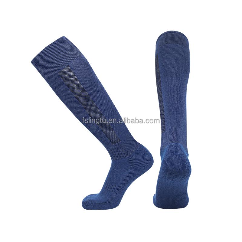 Long Tube Compression Elastic Sports Socks for Men and Women for Winter Running Cycling Yoga-Winter Calf Socks