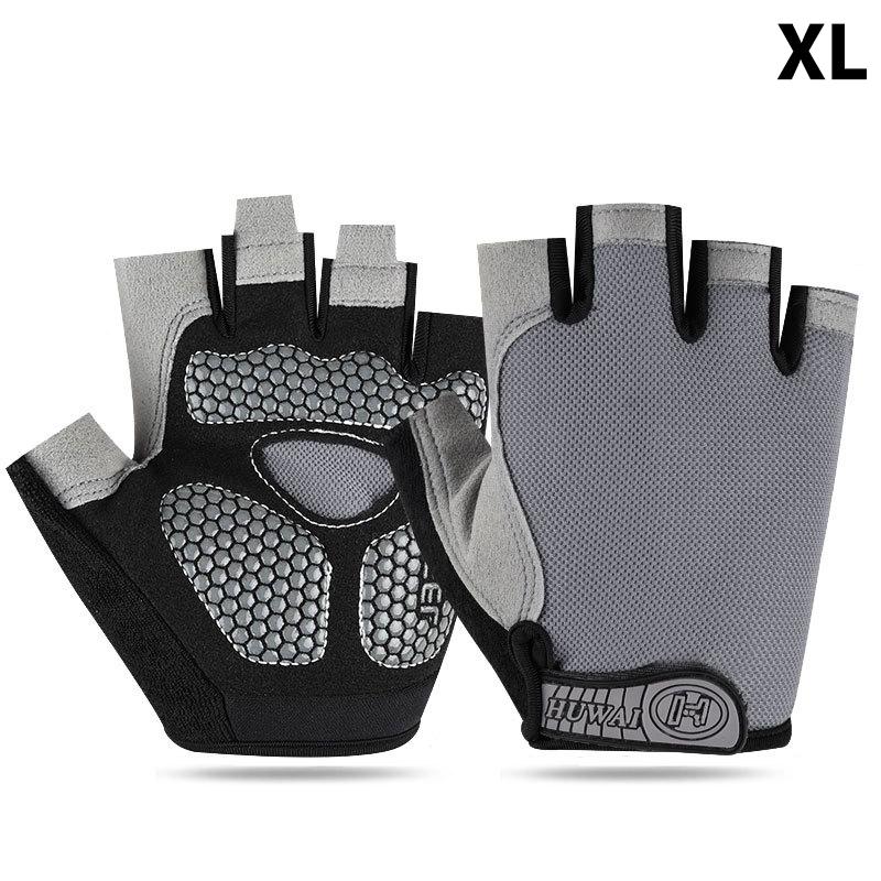 Breathable Gym Gloves Half Finger Anti Slip Sports Gloves for Men Women Fitness Weightlifting Workout Comfortable Training