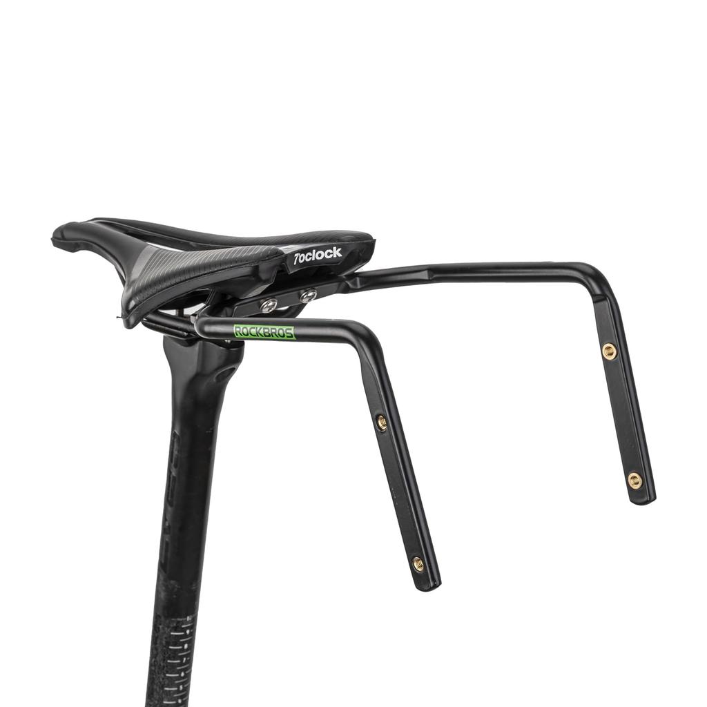 ROCKBROS Bicycle Saddlebag Bottle Cage Lightweight Bottle Cage Cage Hole Saddlebag Attaches To Saddle Rails for Road Bikes and Cross Bikes Stabilizer,