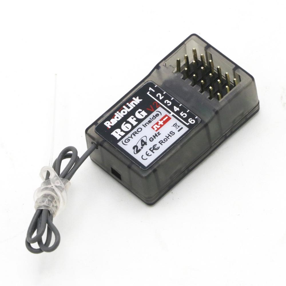 RadioLink RC6GS 2.4G 6CH Rc Car Controller Transmitter W/ R6FG /R7FG Gyro Inside Receiver