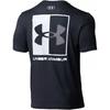Under Armour Logo Buchstaben Print American Vintage Schulter T-Shirt Herren T-Shirts Schwarz 1357152-001
