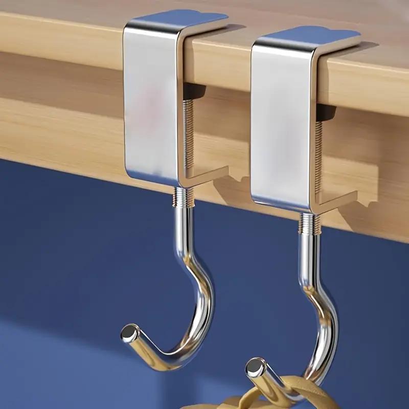 1 PEÇA Gancho para Mochila Escolar de Estudante Gancho Lateral de Mesa Gancho de Mesa Dormitório Bolsa Removível Mochila Armazenamento Portátil Gancho Sem Prego