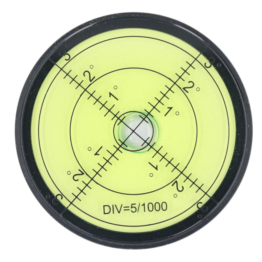 Nivel cu bulă circular luminos de înaltă precizie din aliaj de aluminiu, nivelator cu bilă orizontal pentru RV, cameră