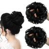Accessoires pour Cheveux TEMPERIA Pour Femmes Élégant - Chignons Juda - Extension Cheveux Chignon Desserré - Fabricant Artificiel Faux Donuts Scrunchies - Avec Élastique Ru