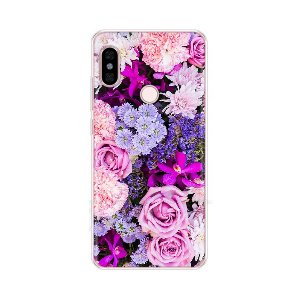For Redmi Note 5 Note5 Pro Protective Shell Soft Silicone Phone Case Cartoon Painted Back Cover For Redmi Note 5 6 Pro Fundas