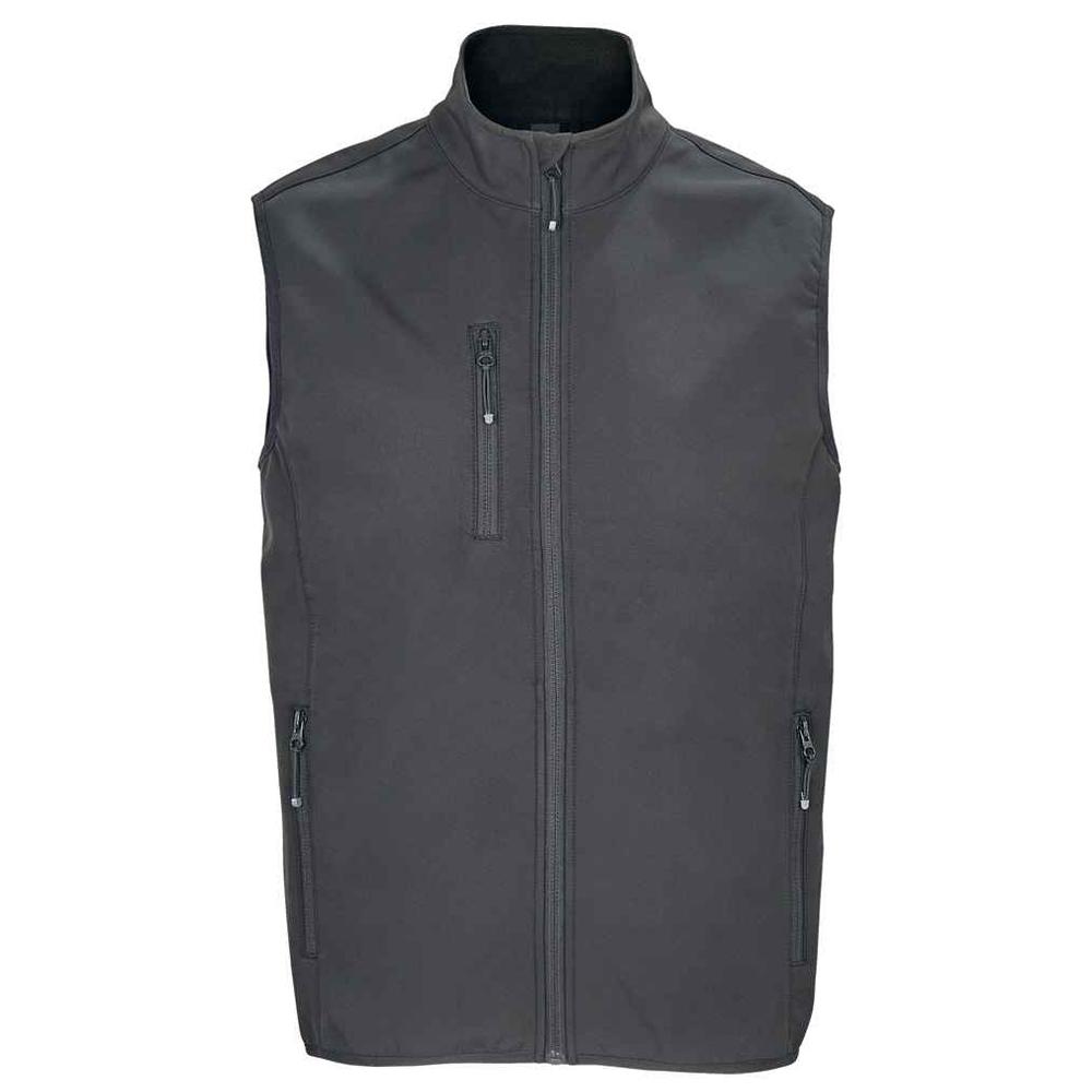 SOLS Mens Falcon Softshell Zipped Body Warmer