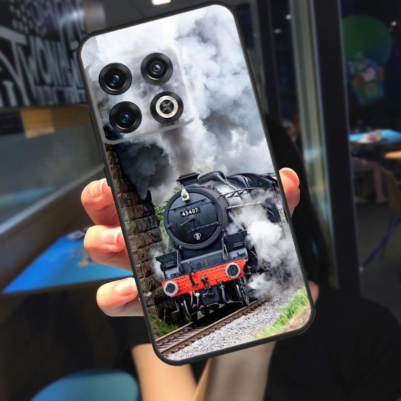 Vintage Steam Train Railway Funda For OnePlus 10T 8T 9RT 12 13 13R 11 9 10 Pro OnePlus Nord 4 CE 2 3 Lite N20 N30 Case