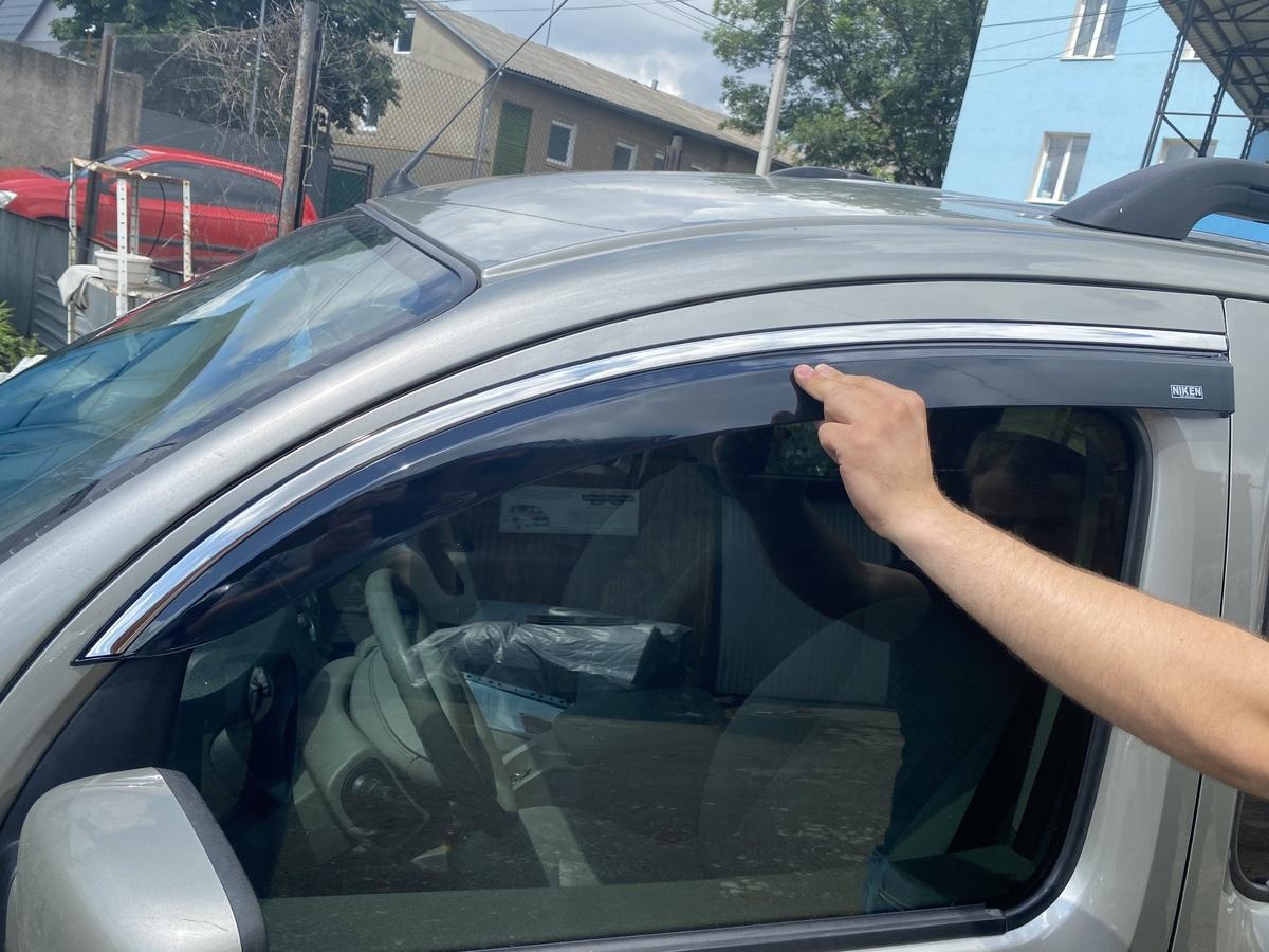 

Windshields with chrome (2 pcs, Niken) for Mercedes Citan 2013-