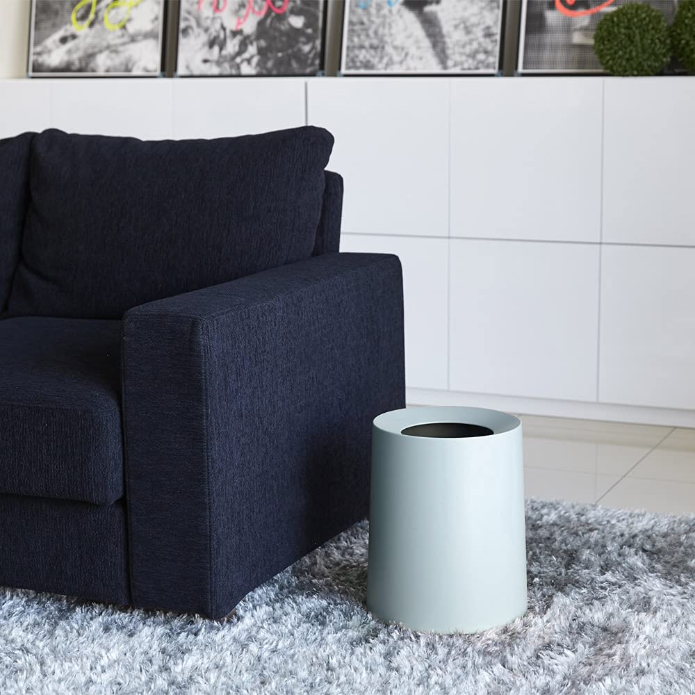 ideaco TUBELOR HOMME Light Blue Round Trash Can 114L (208LBL)