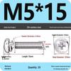 304 Stainless Steel Phillips Round Head Screw with Flat Washer M3/M4/M5/M6
